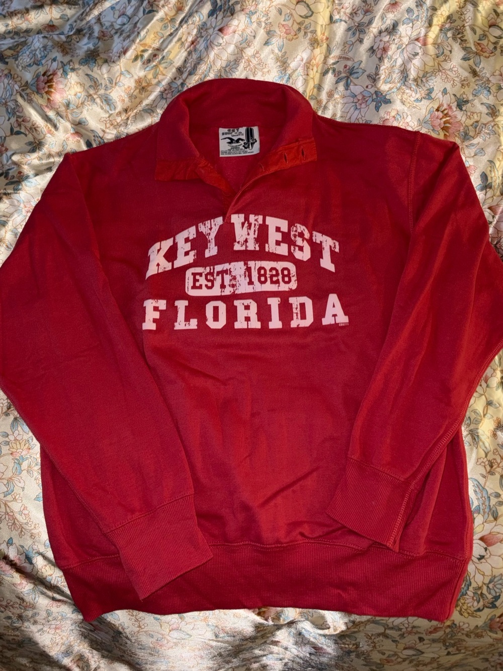 Red Key West Florida Pullover Sweatshirt